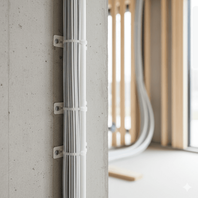 Instalație curată pe șantier